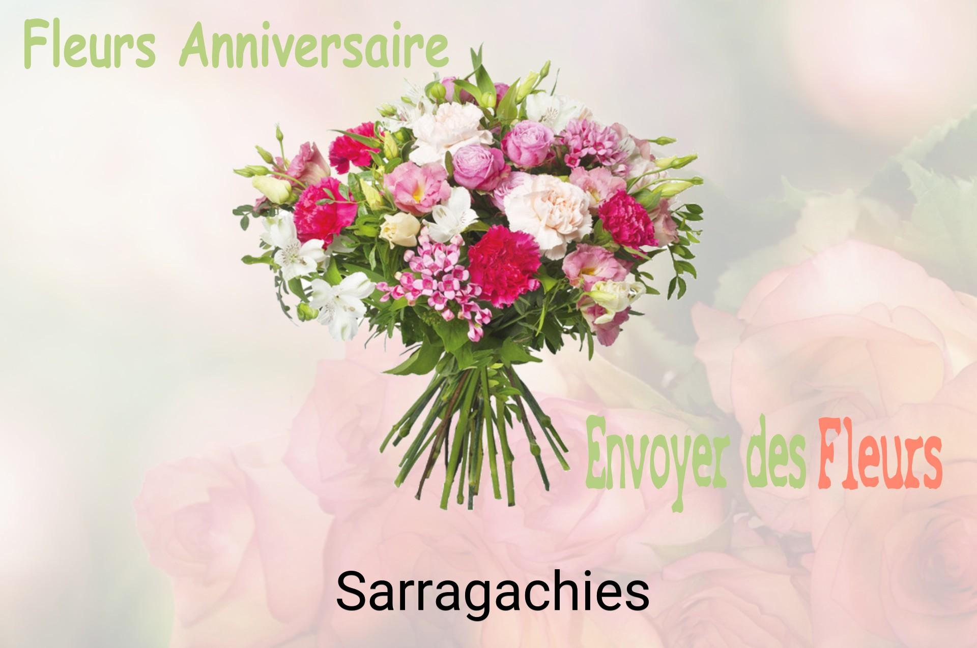 Bouquet de fleurs d’anniversaire livré à Sarragachies