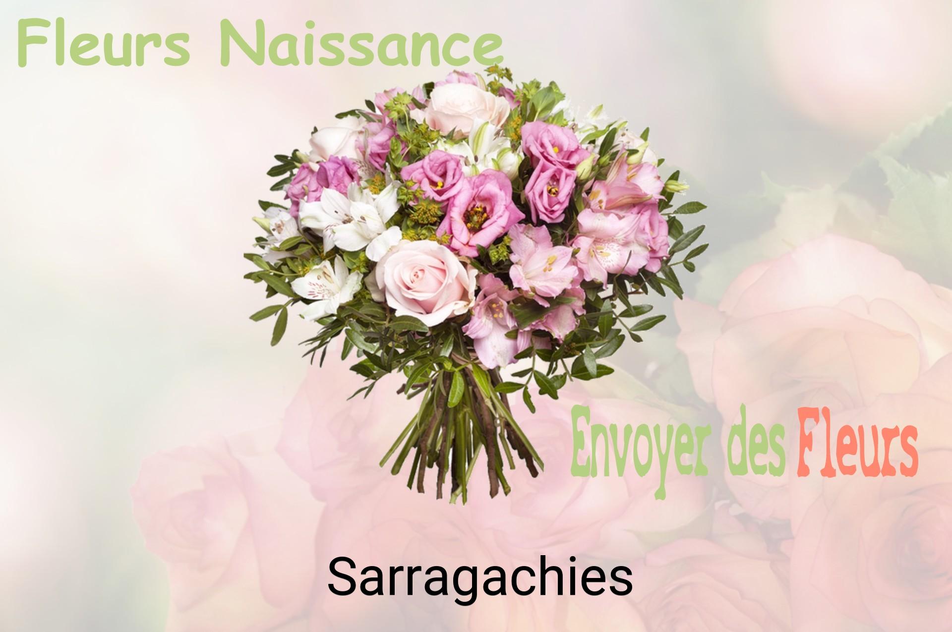 Bouquet de fleurs de naissance livré à Sarragachies